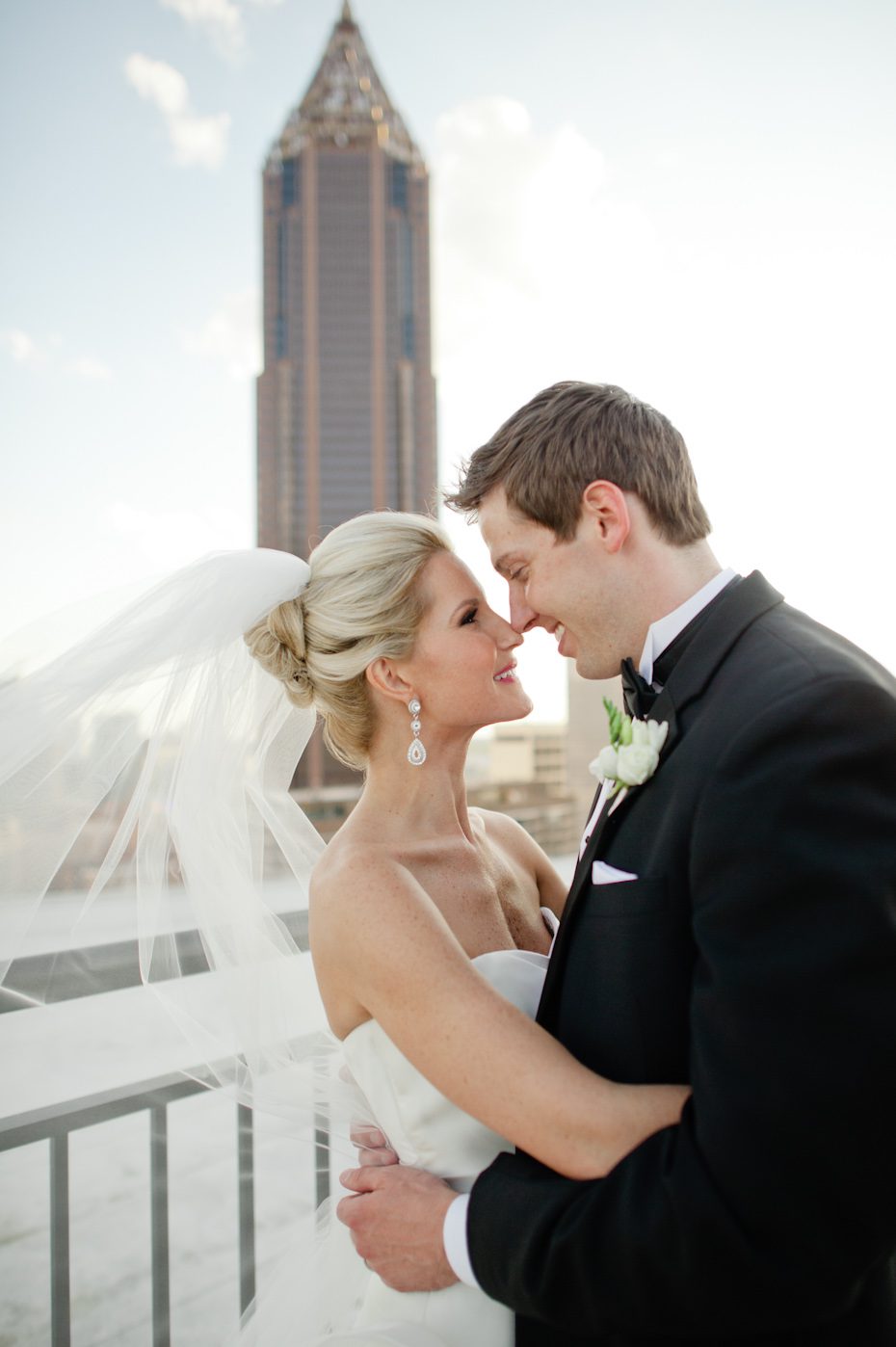 Georgian Terrace Rooftop Picture Georgian Terrace Rooftop Wedding Photo