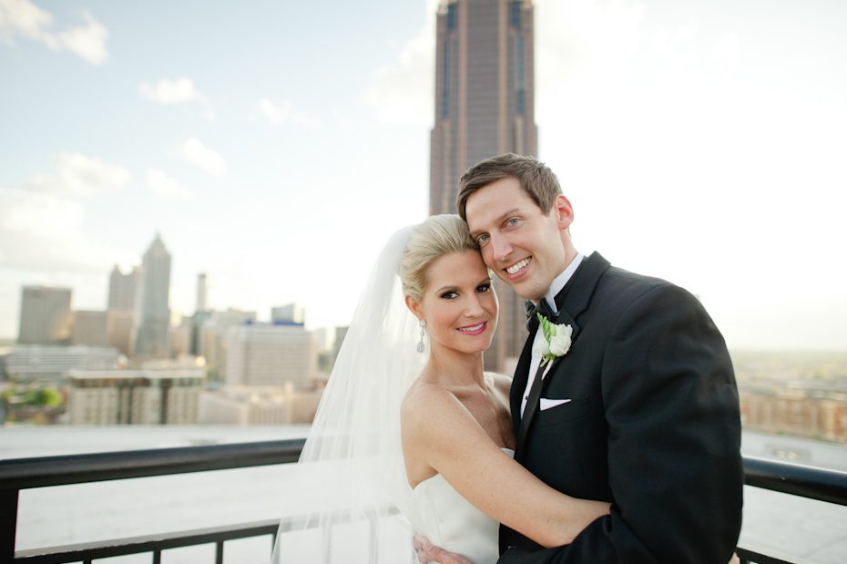 Georgian Terrace Hotel Wedding Georgian Terrace Rooftop Wedding Photo