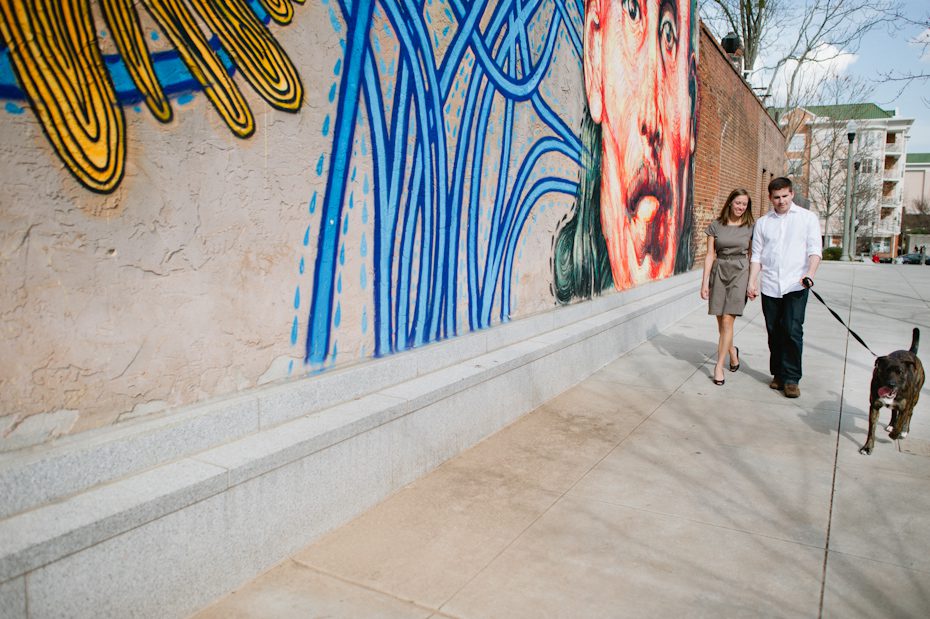 Downtown Decatur engagement pictures