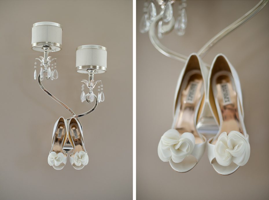 Cream Badgley Mischka Wedding Shoes