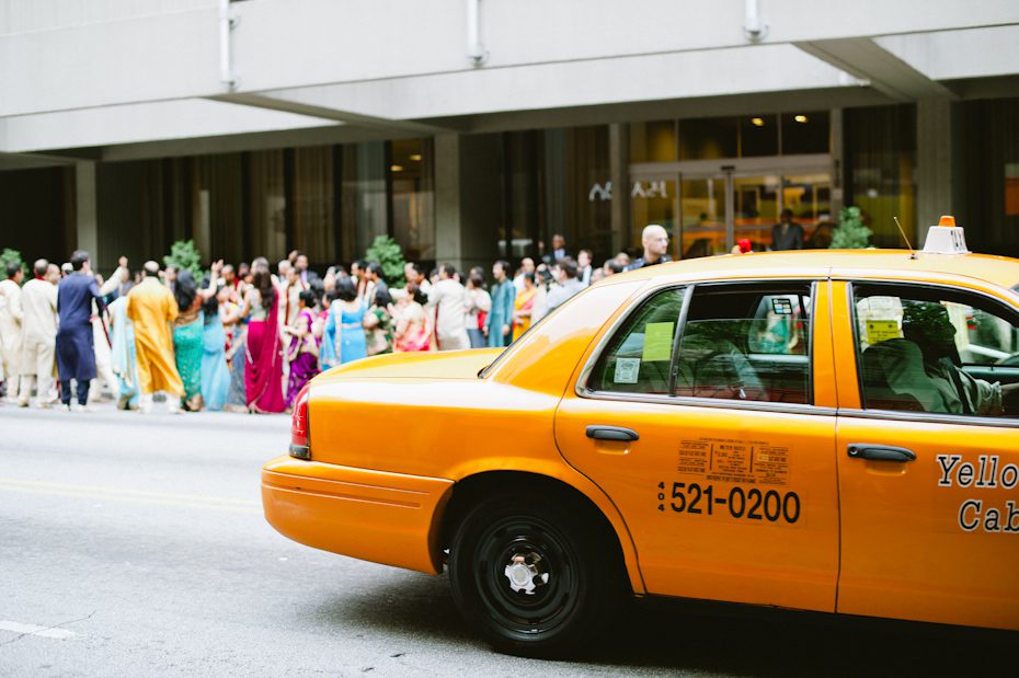 Baraat in the middle of the city