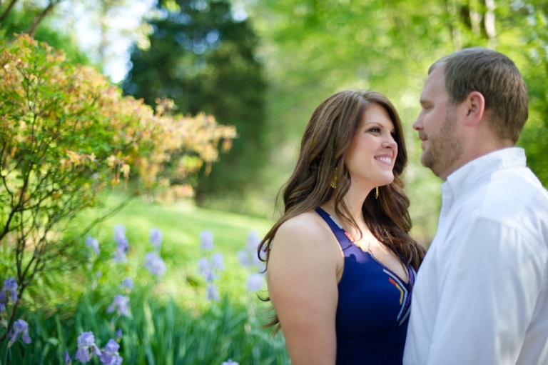 Spring Engagement Picture Barnsley Gardens