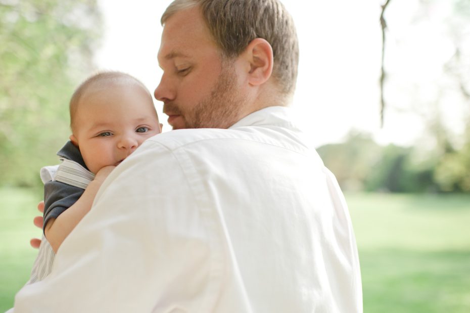 Dad with son