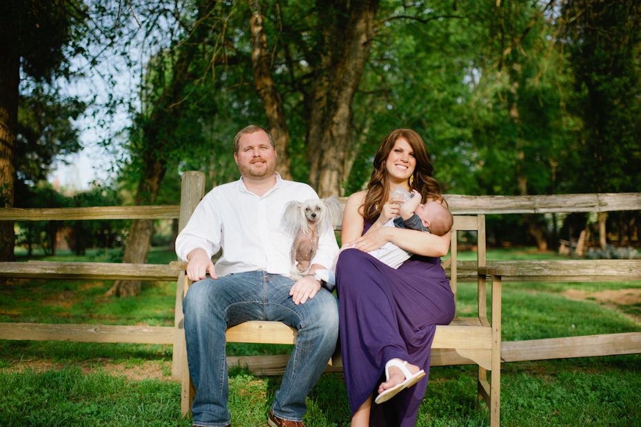 Baby in Engagement Picture