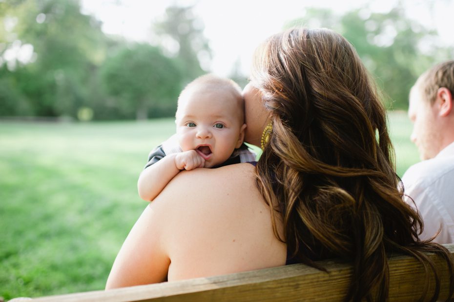 Baby picture outdoors