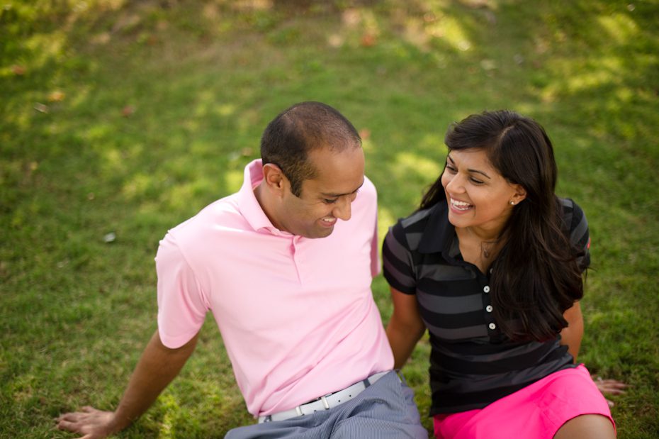 Golf Themed engagement session