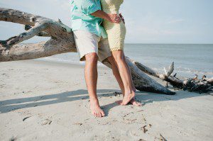 engagement photos at the beach