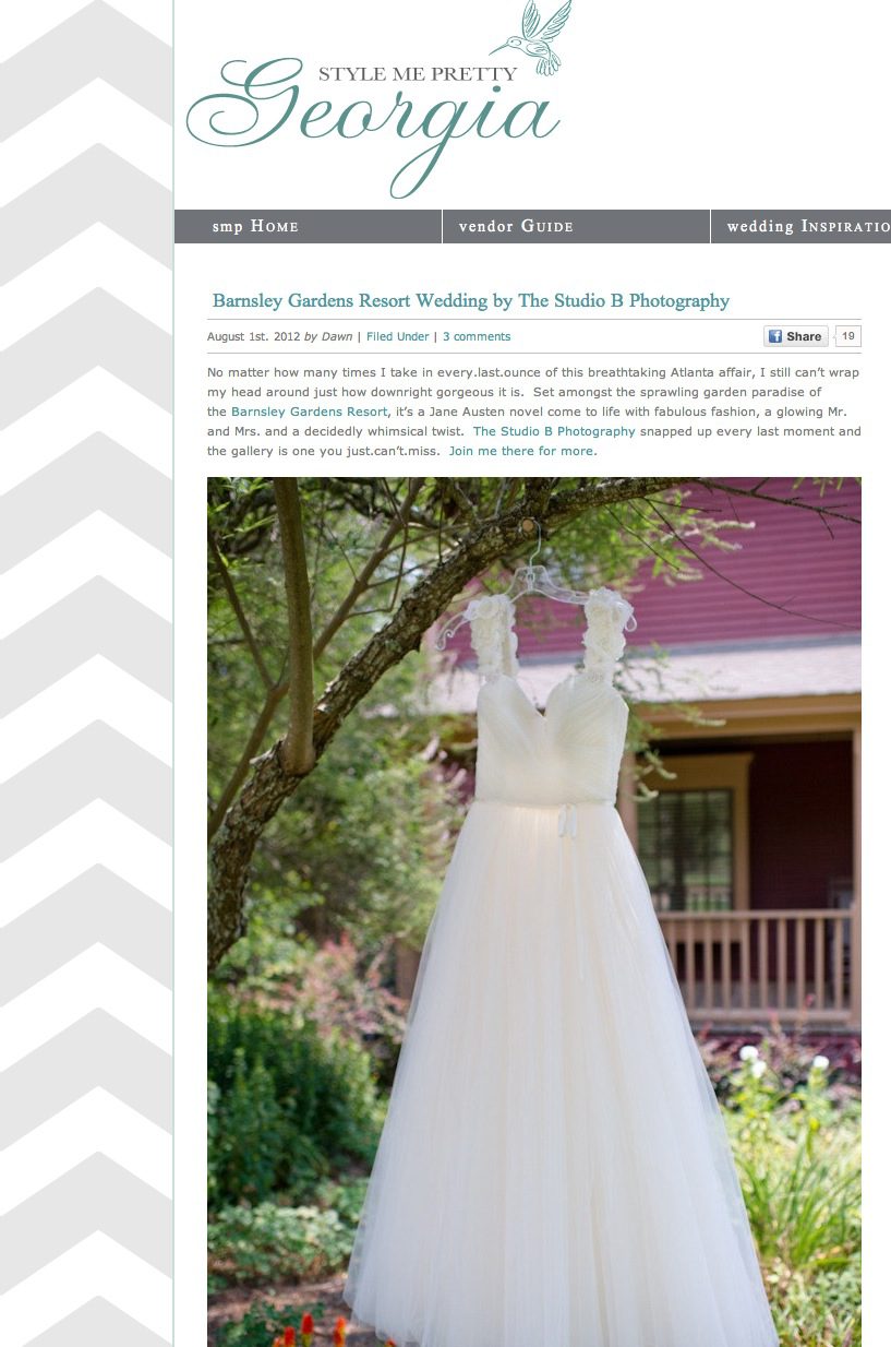 Barnsley Gardens Wedding