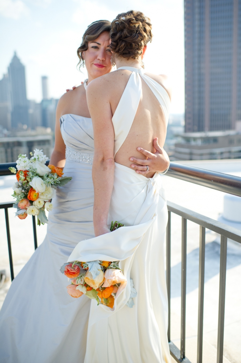 Dramatic Wedding dress with open back