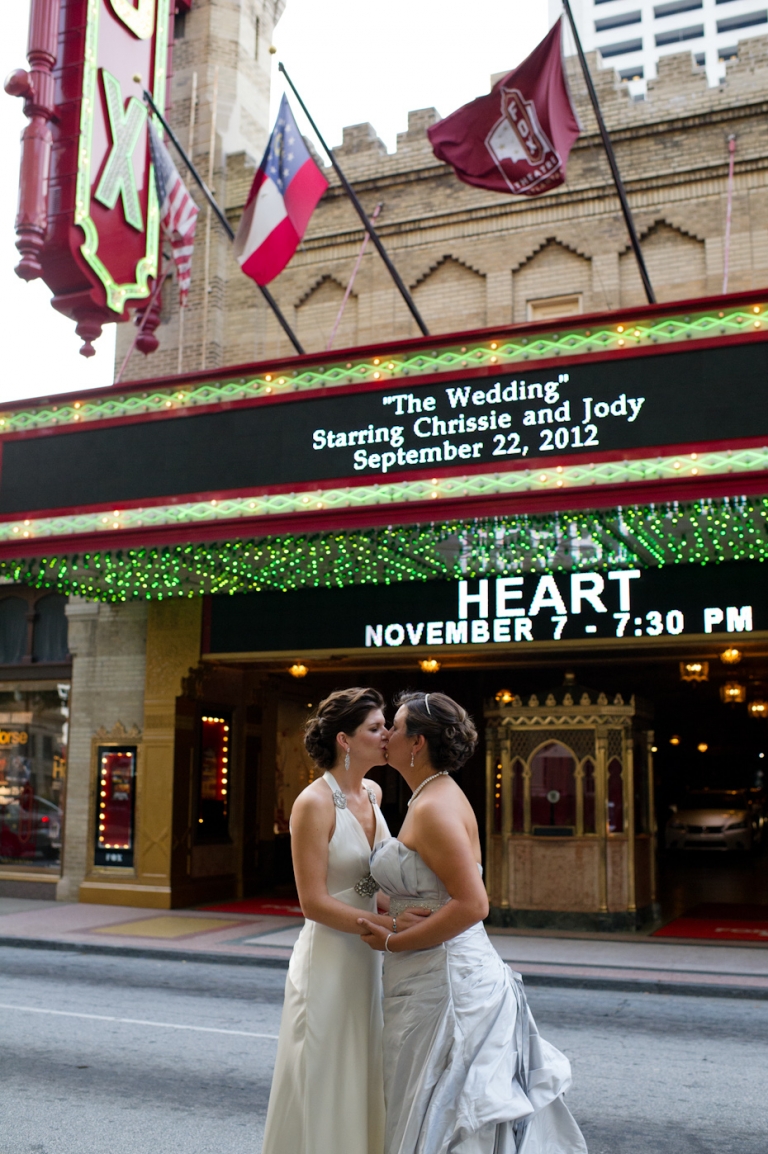 Fox Theatre Wedding Picture