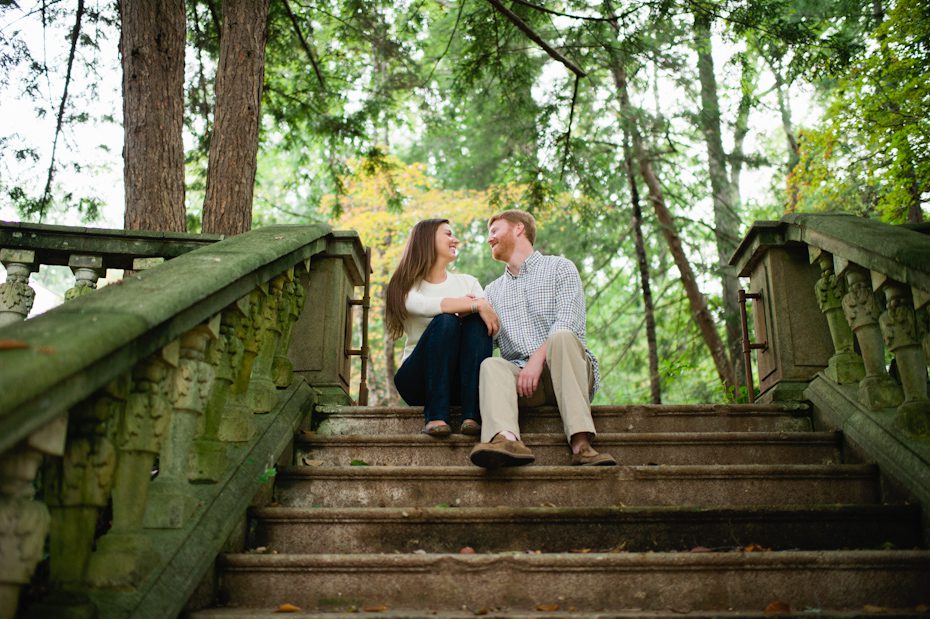 Engagement pictures at Cator Woolford Atlanta