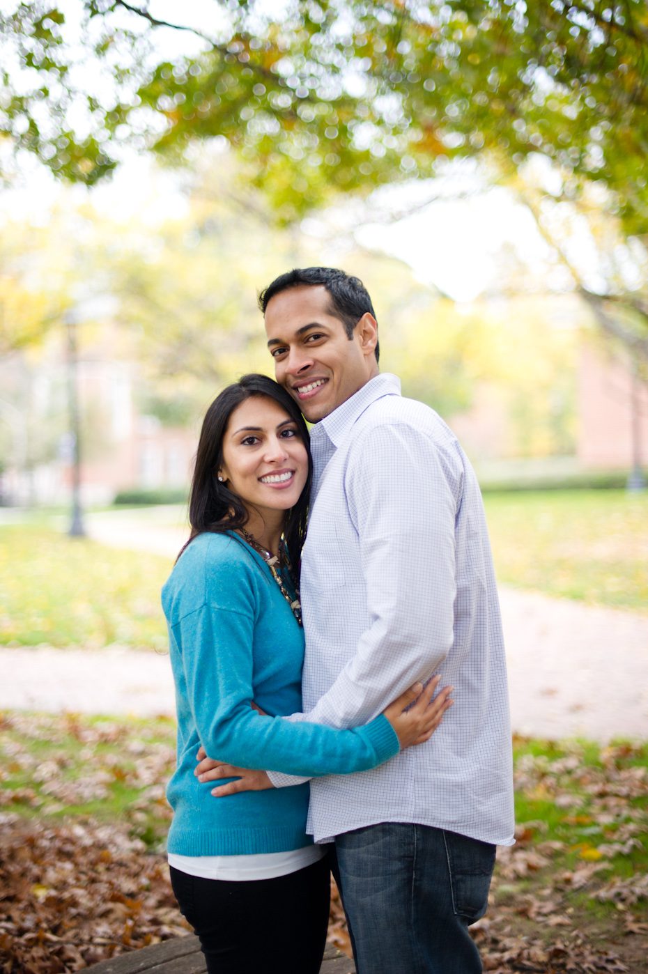 Engagement pictures at Agnes Scott College