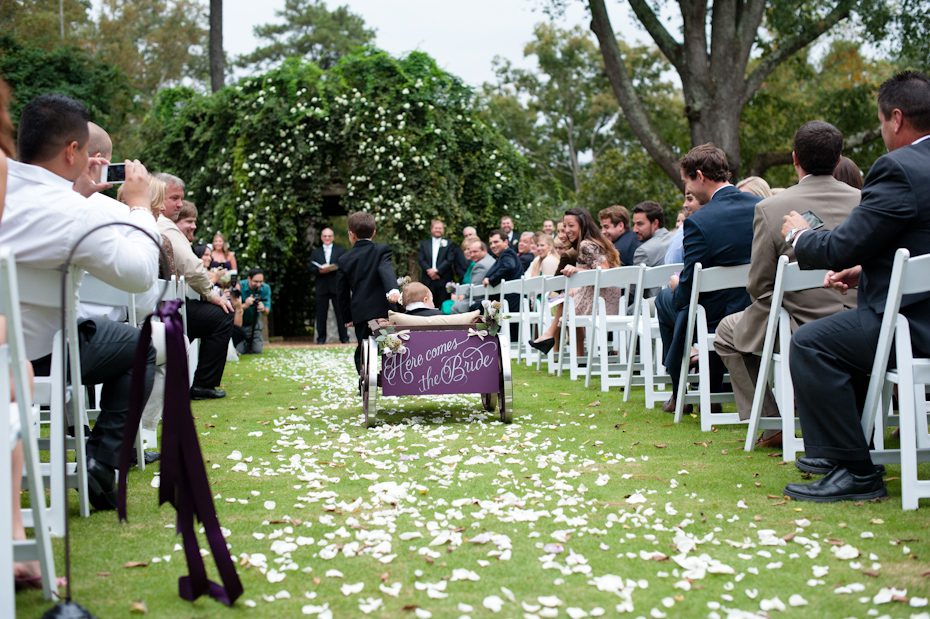 Barnsley Gardens wedding ceremony