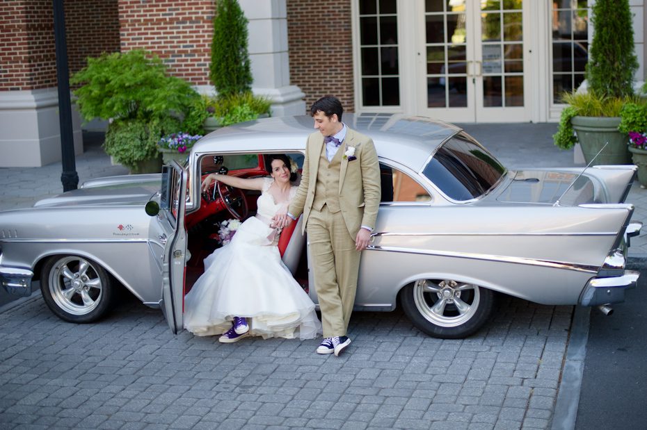 Classic Car at Wedding