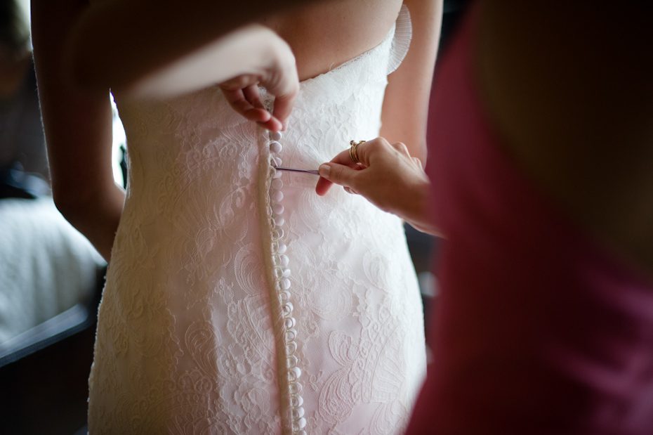Bride getting ready photo