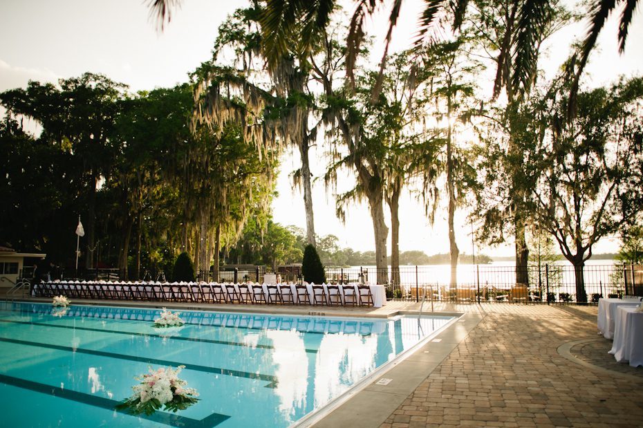 Outdoor Reception at Winter Park Racquet Club