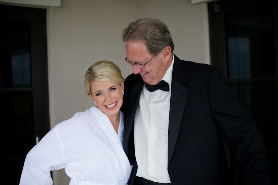 Bride and dad