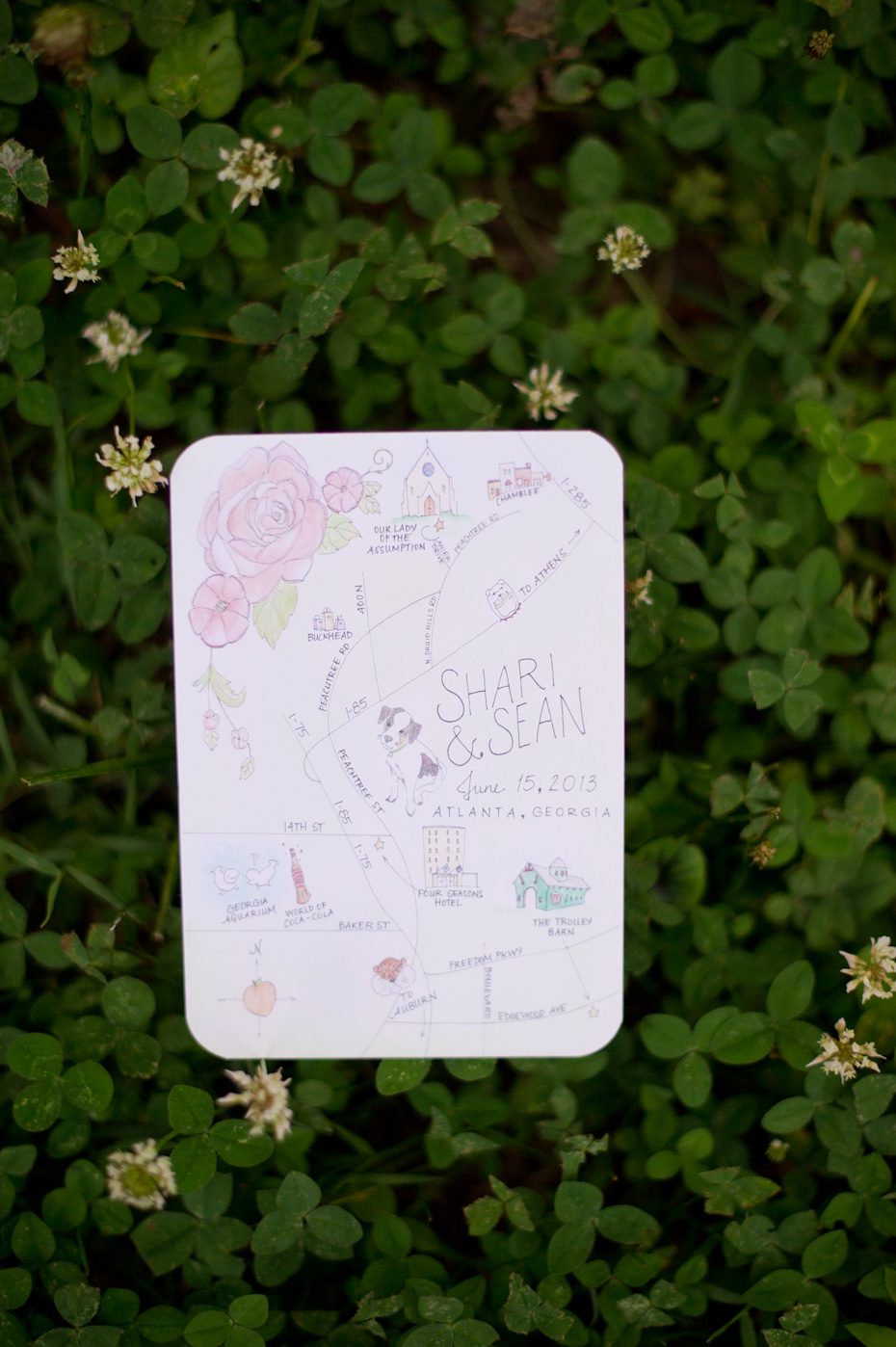 Hand Drawn Map by Natty Michelle