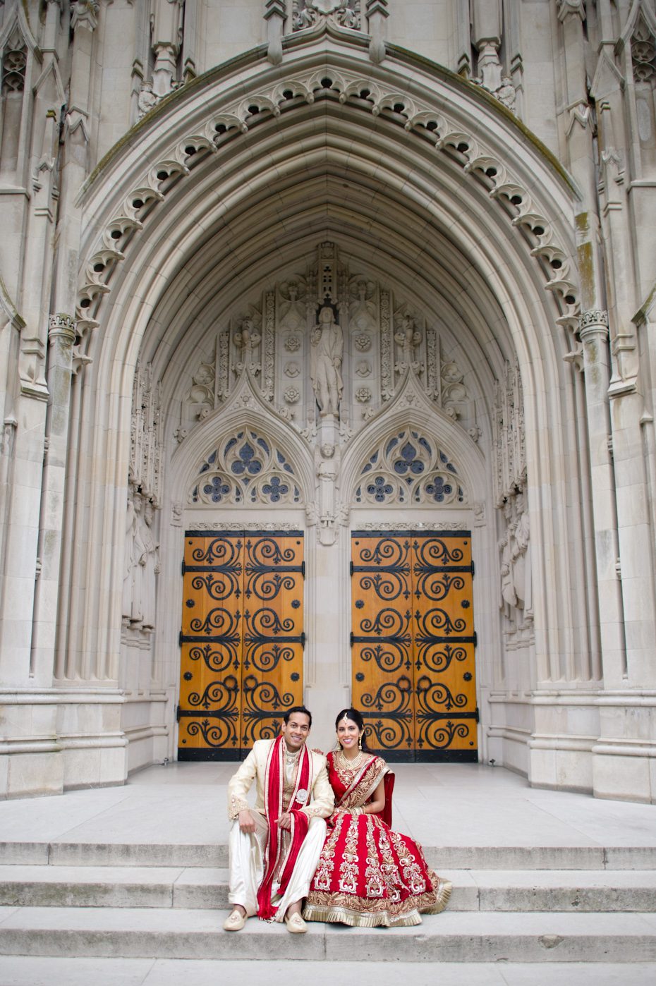 Duke University Chapel Wedding Photo