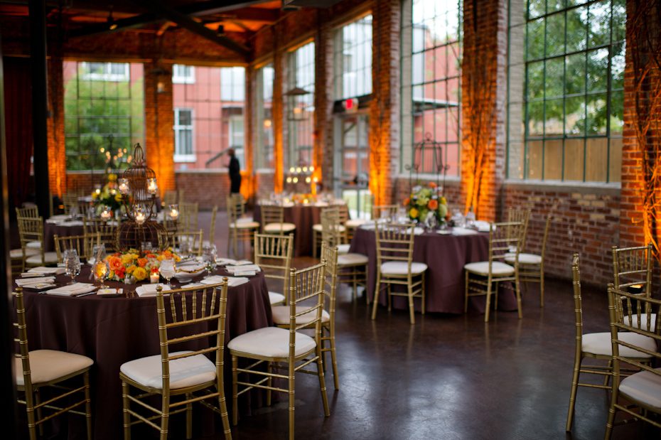 Wedding Reception at Foundry at Puritan Mill