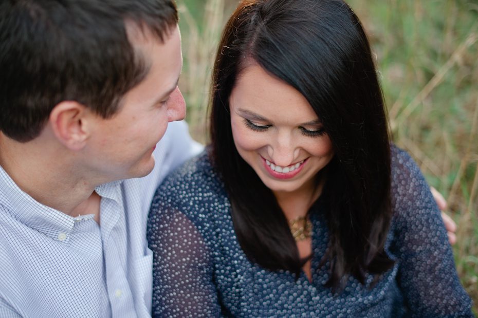 Outdoor engagement session