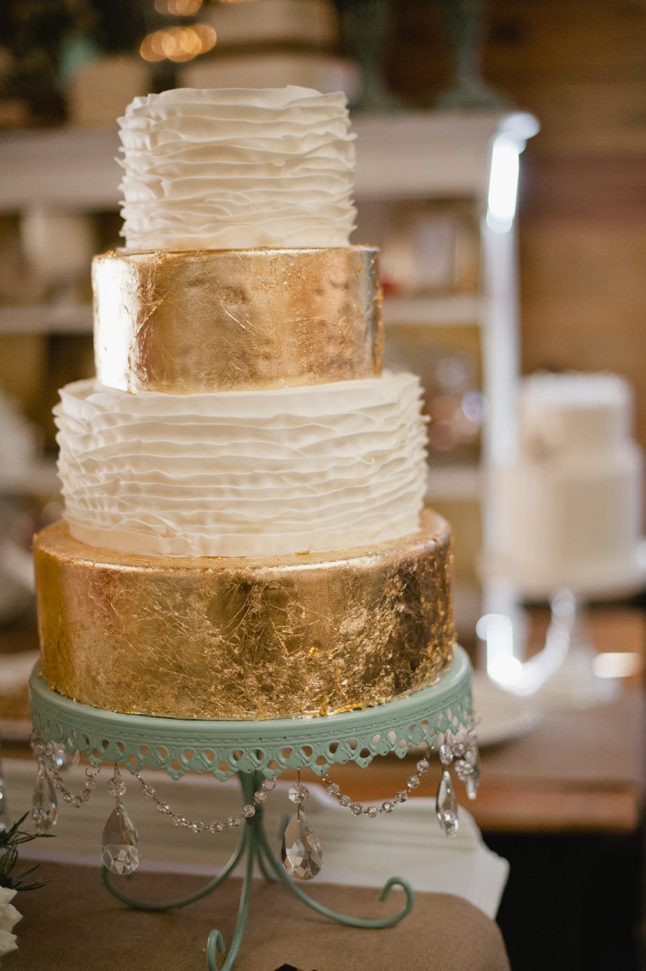 Gold Foil Cake