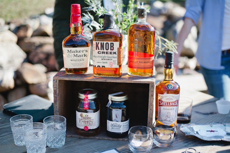 Whiskey Bar at Wedding