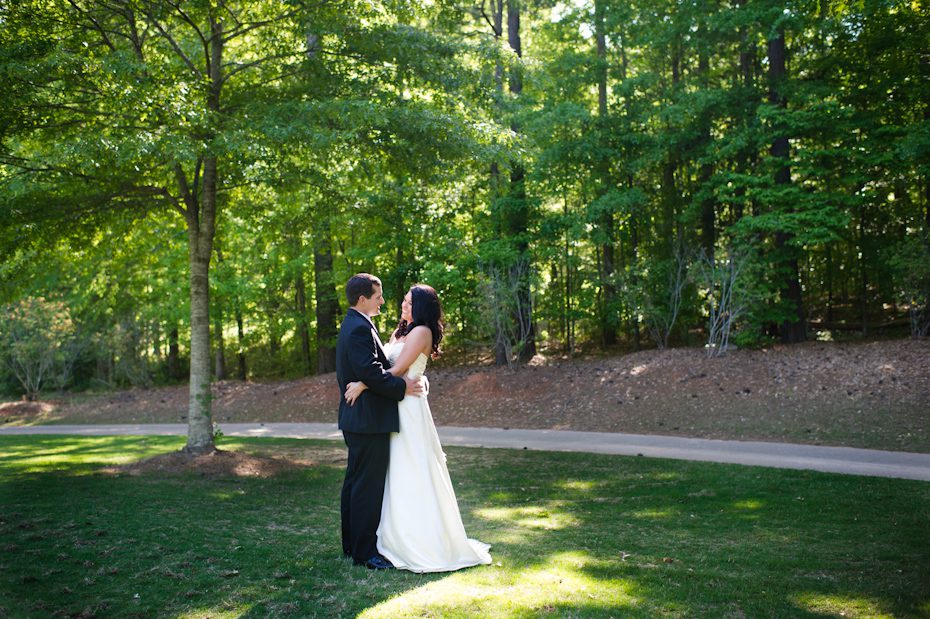 Bride and Groom at Moore's Mill Club
