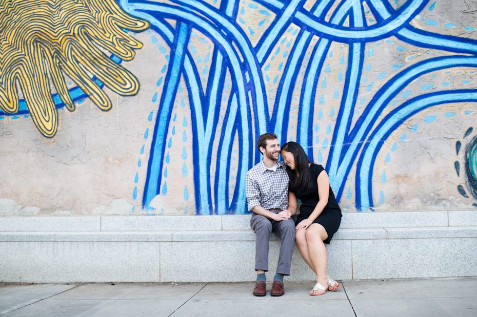 Downtown Decatur Engagement Session
