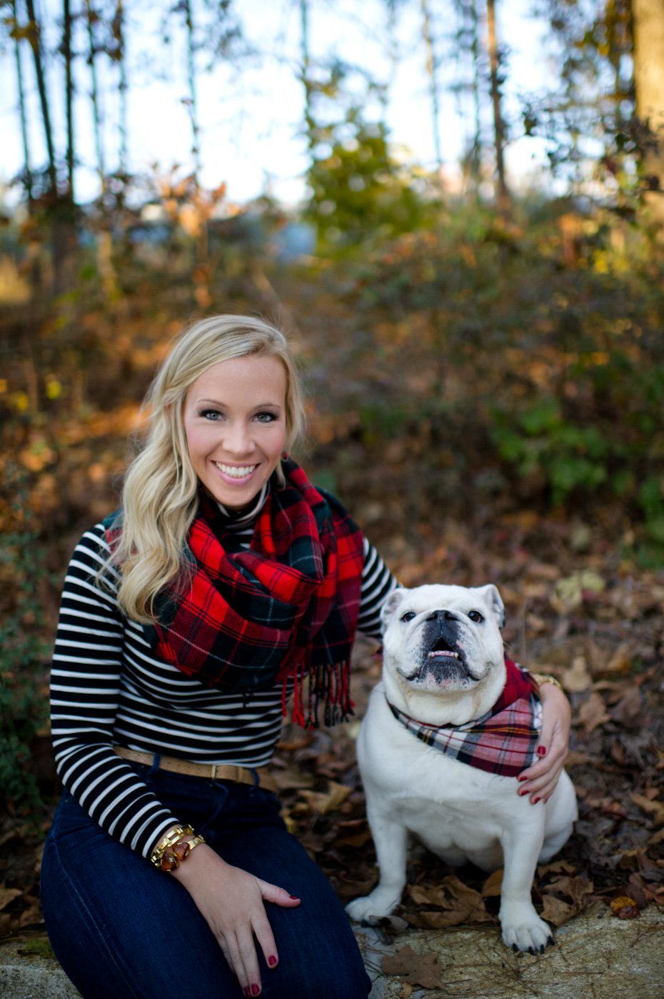 Christmas Picture with Dog