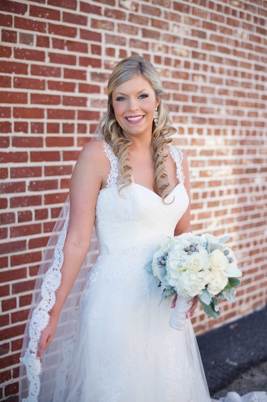 Bride in Pronovias Wedding Dress