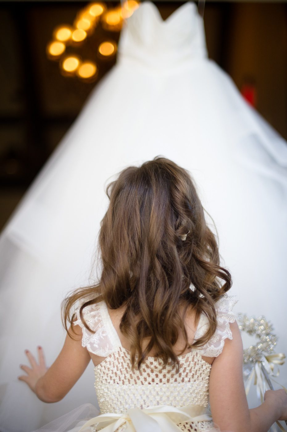 Cute flower girl photo