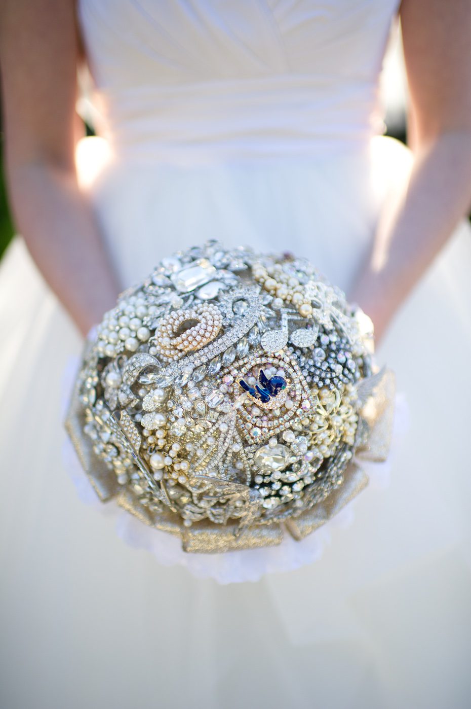 Handmade brooch bouquet 