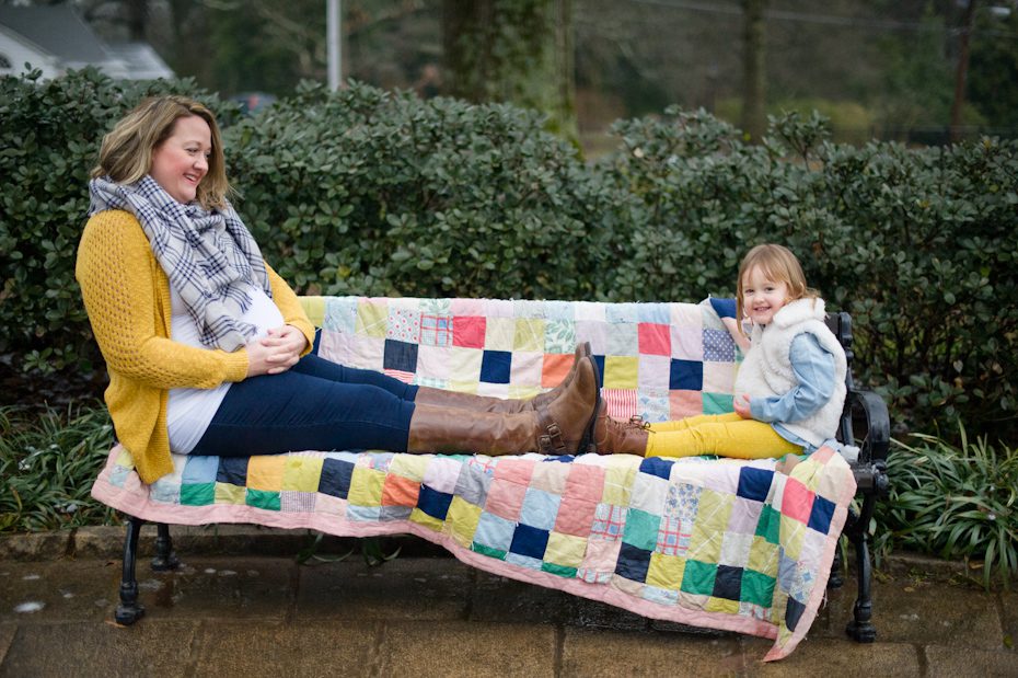 Maternity Photos with older sibling