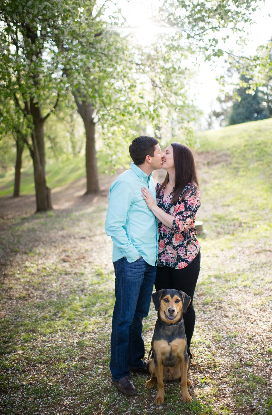 Engagement Photos with Dog