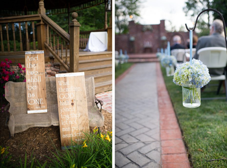 Carl House Wedding Ceremony Photos