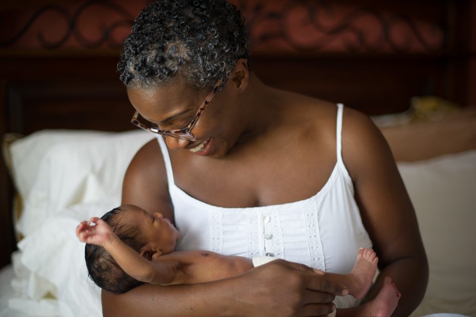 Relaxed newborn photos