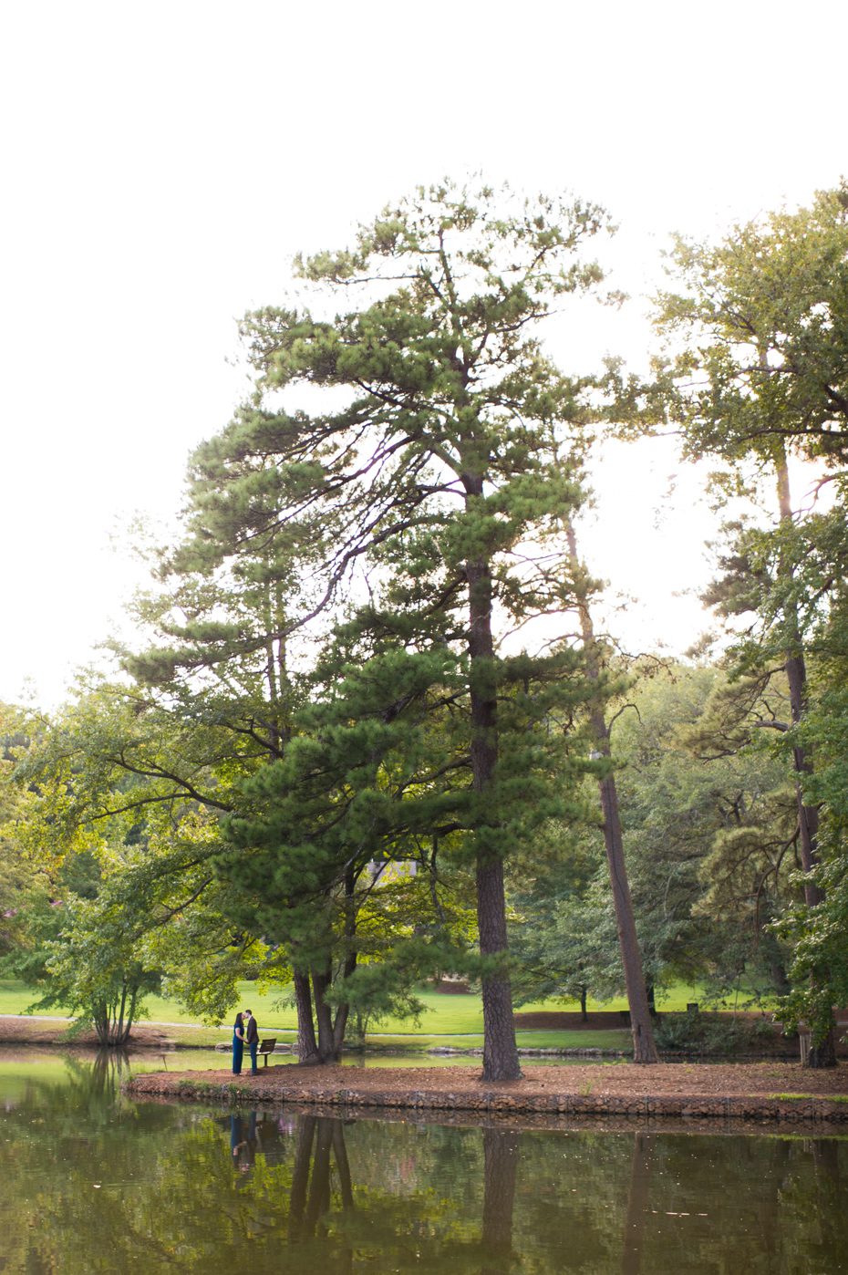 Outdoor engagement photos in Atlanta