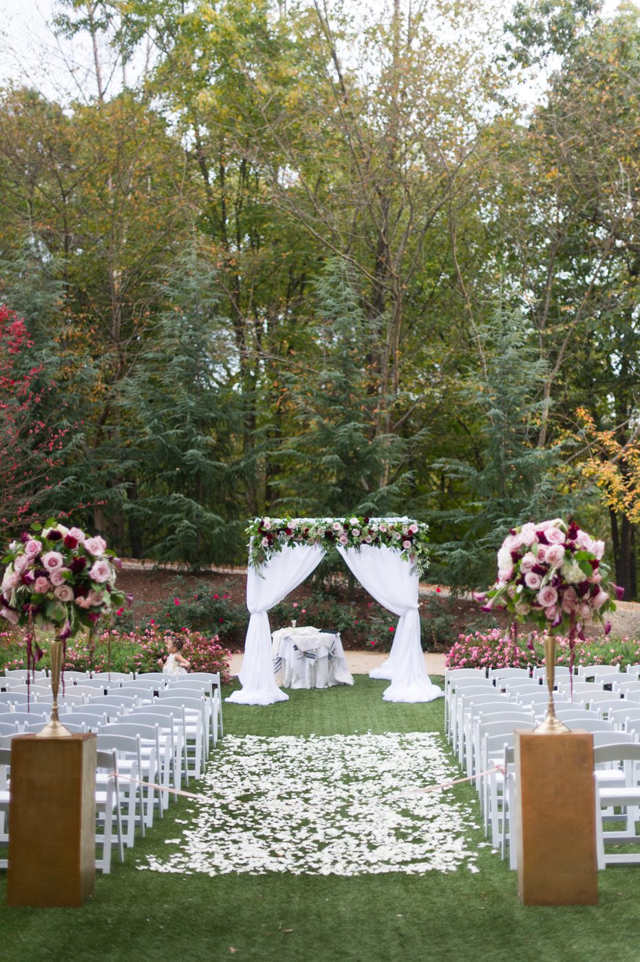 Atlanta Hyatt Perimeter Villa Christina Wedding Ceremony Site