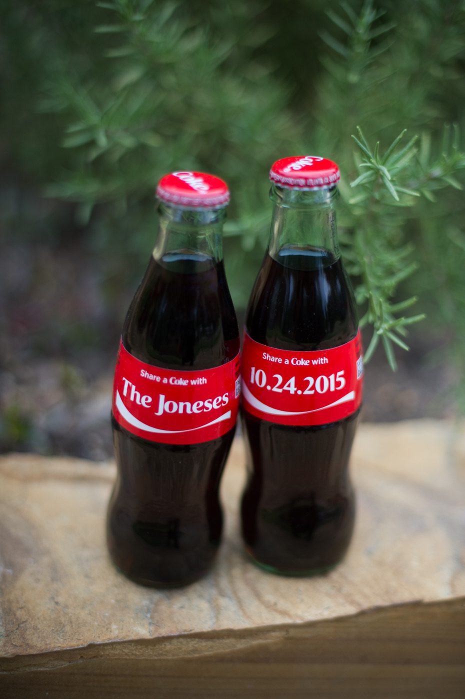 custom coke bottles for wedding