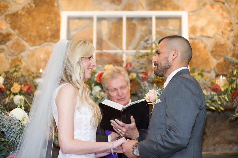 Wedding ceremony at home