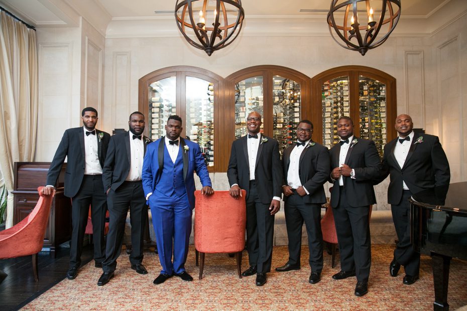 Geno Atkins and Groomsmen
