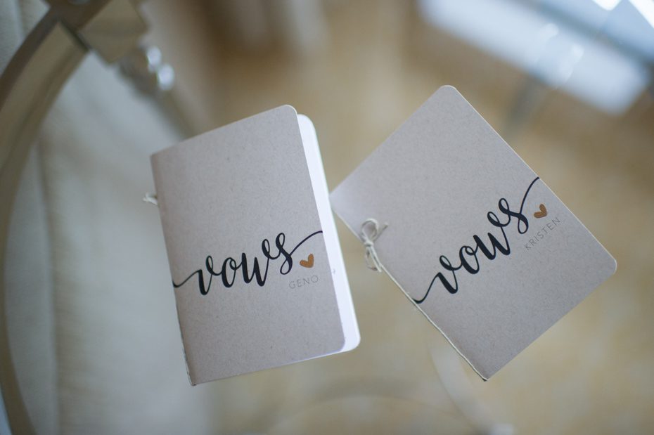 Notebook for Wedding Vows