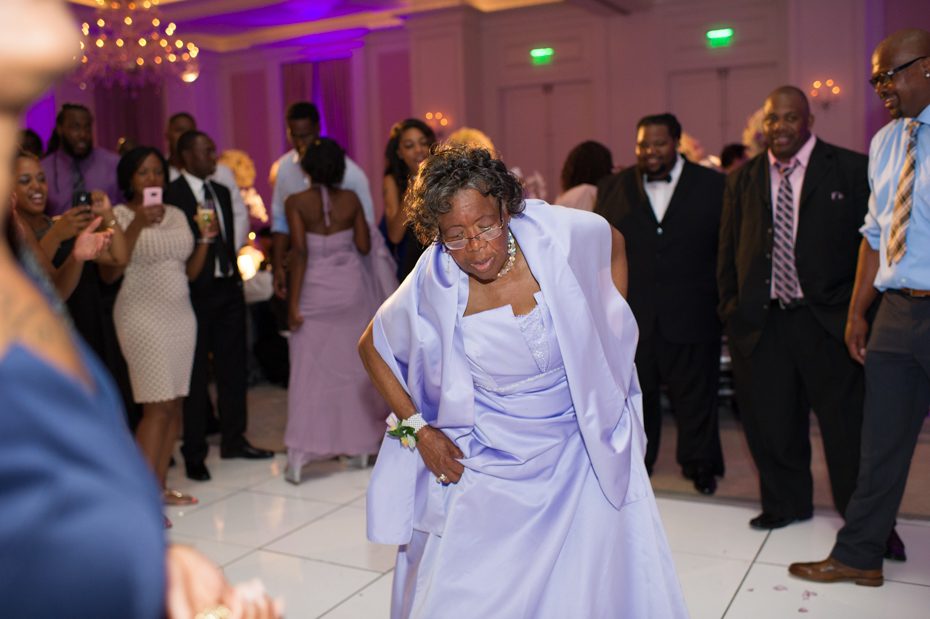 Grandma dancing at wedding