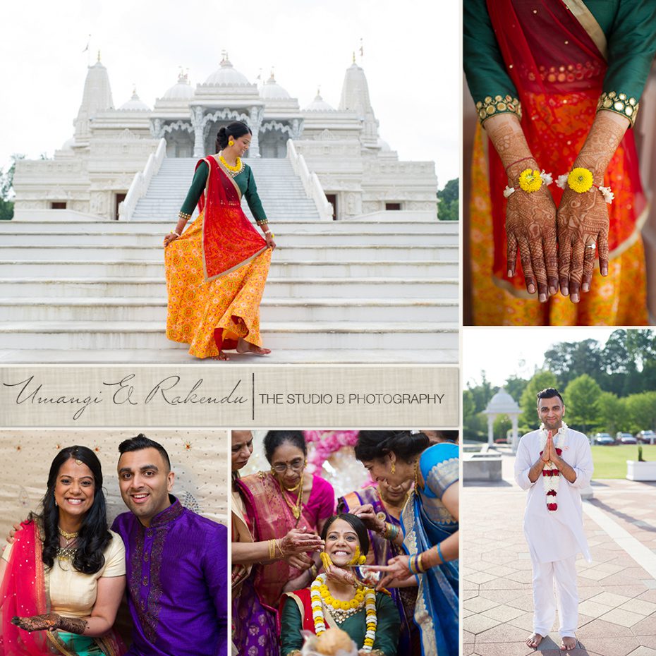 Atlanta Indian Wedding at BAPS Mandir by The Studio B Photography