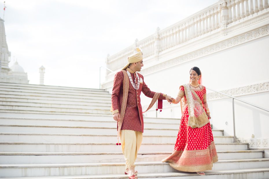 BAPS Mandir Wedding Photos by The Studio B Photography