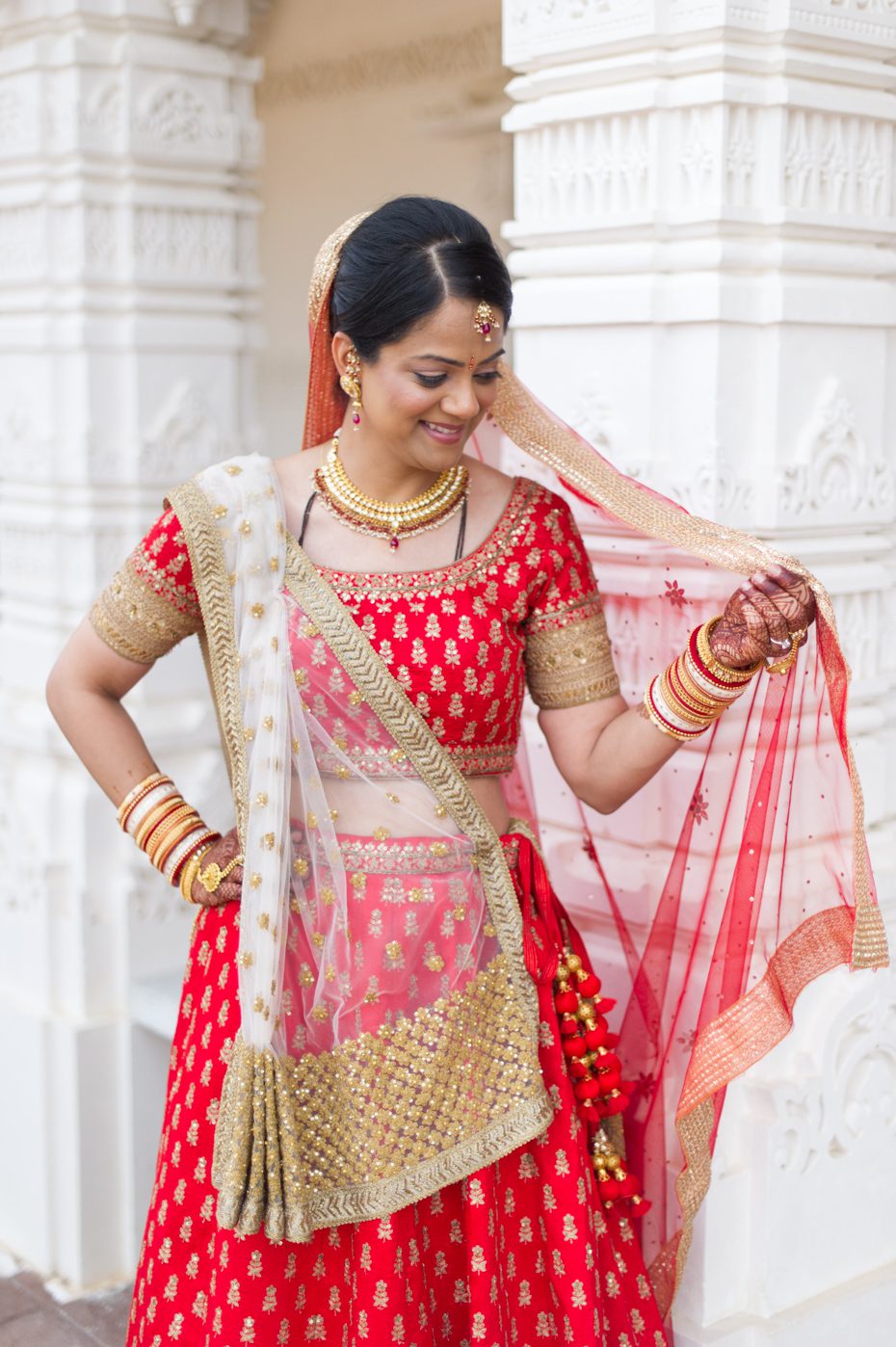 BAPS Mandir Wedding Photos by The Studio B Photography