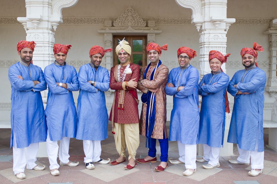 Indian Groom and Groomsmen