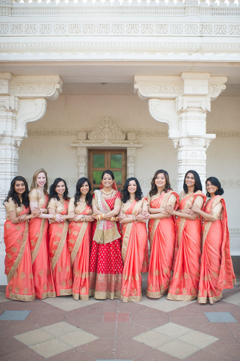 Indian Bride and Bridesmaids