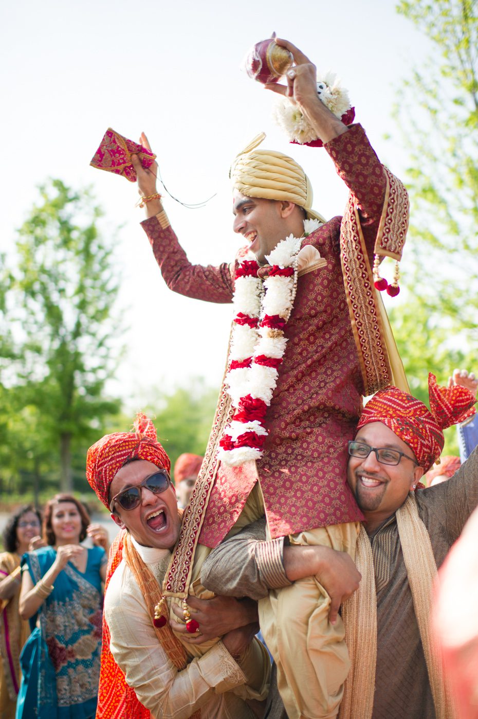 Photos of Baraat at BAPS Mandir Atlanta